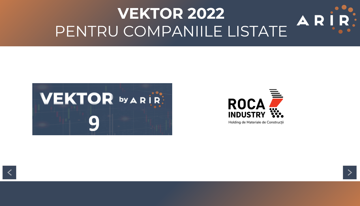 ROCA Industry, aproape de punctajul maxim în primul an de la listarea pe piata AeRO