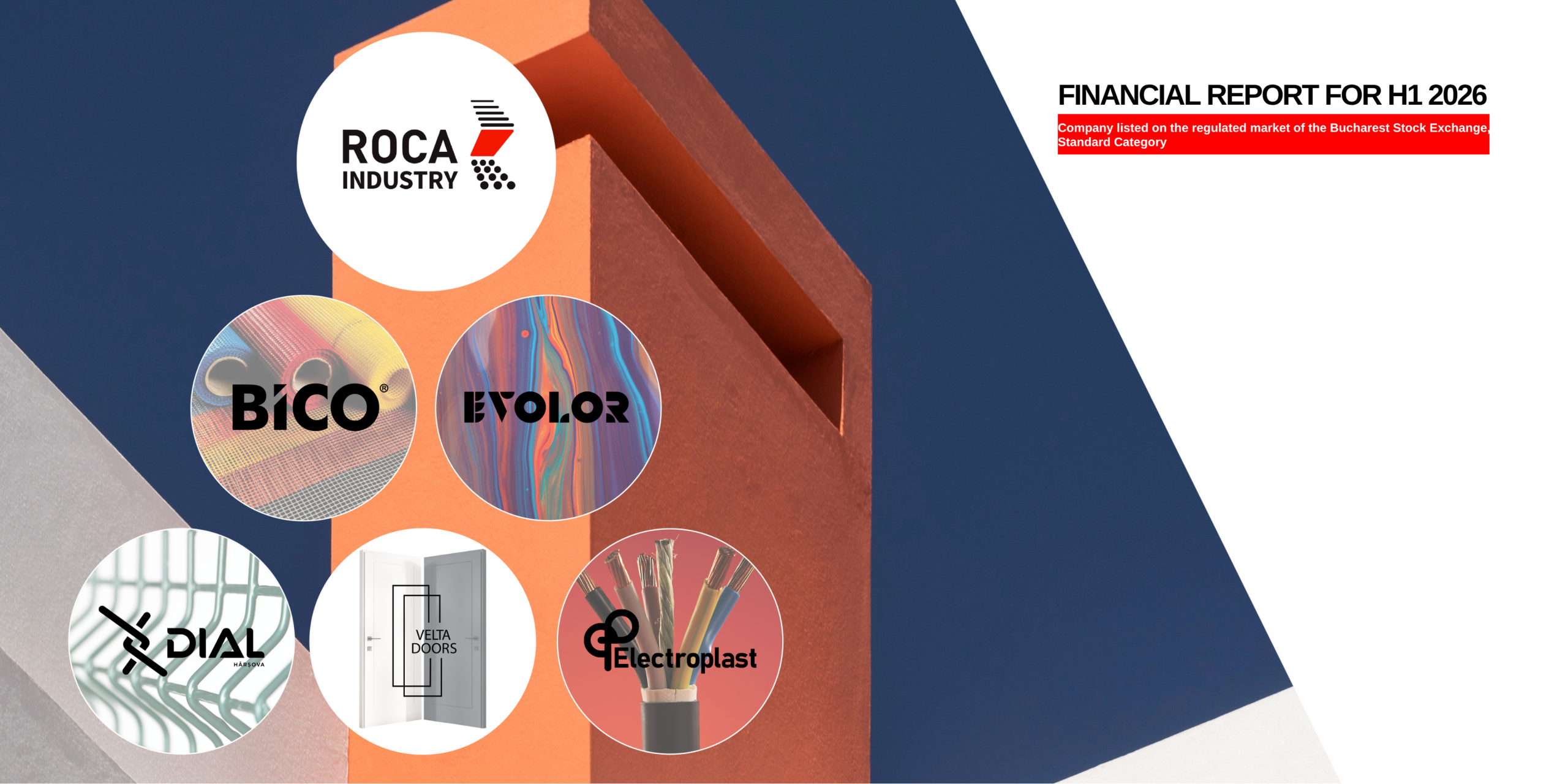 ROCA Industry reports EBITDA of RON 43.1 million in H1 2026, up 85.4% compared to H1 2025 and net profit of RON 4.2 million
